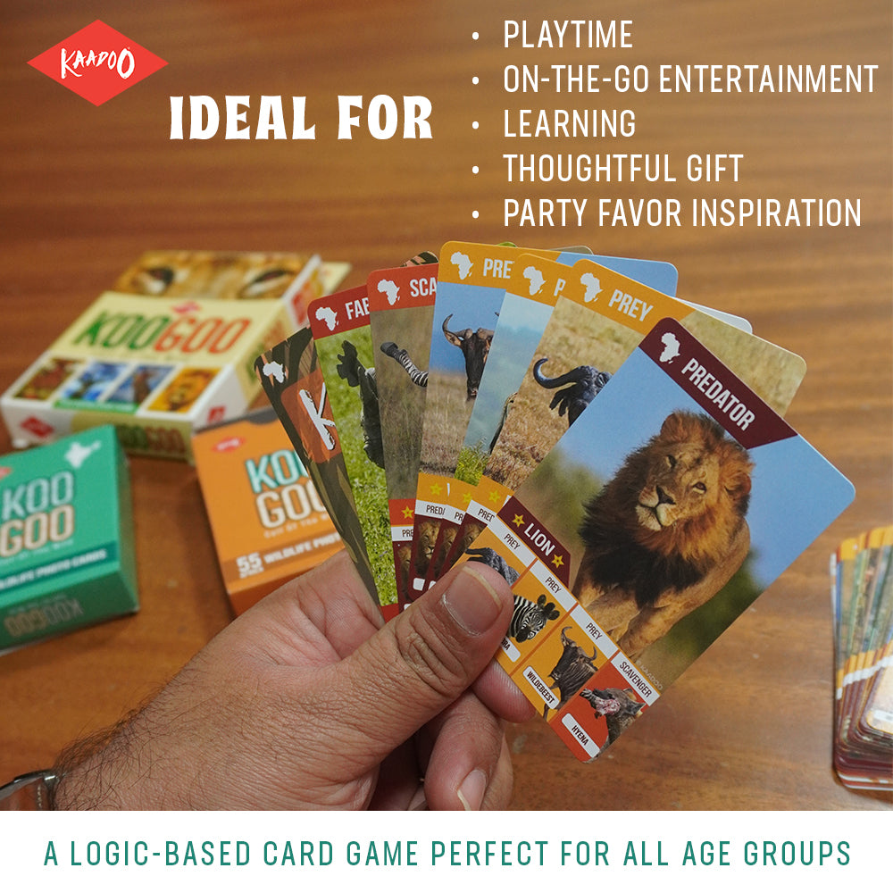 Koogoo - Innovative Learning Card Game (Pack of 5)