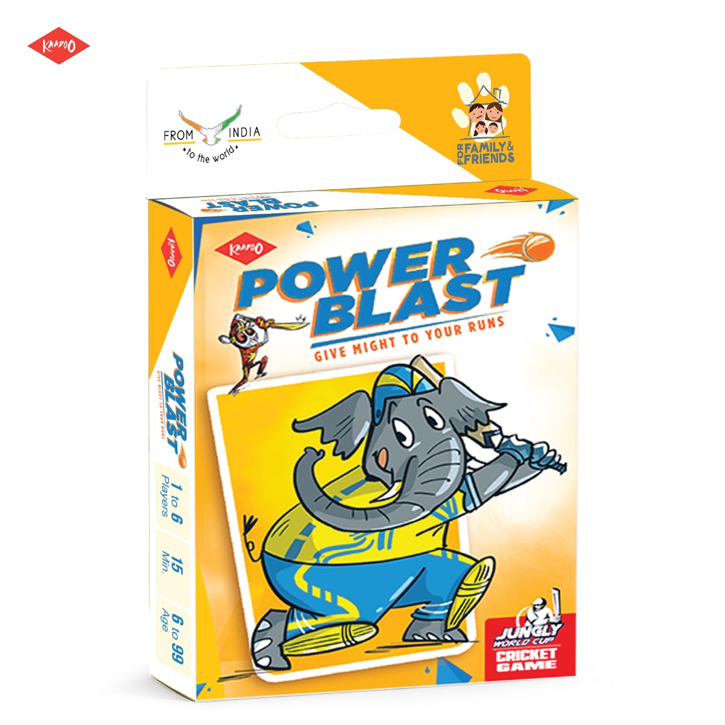POWER BLAST Card Game – Give Might to Your Runs - Mystery Goodies Included
