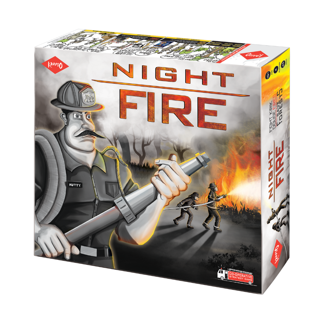 Night Fire Strategy Board Game for 8 year olds and above | Buy Strategy Board Game in India | Best strategy board game | Board Game for Adults