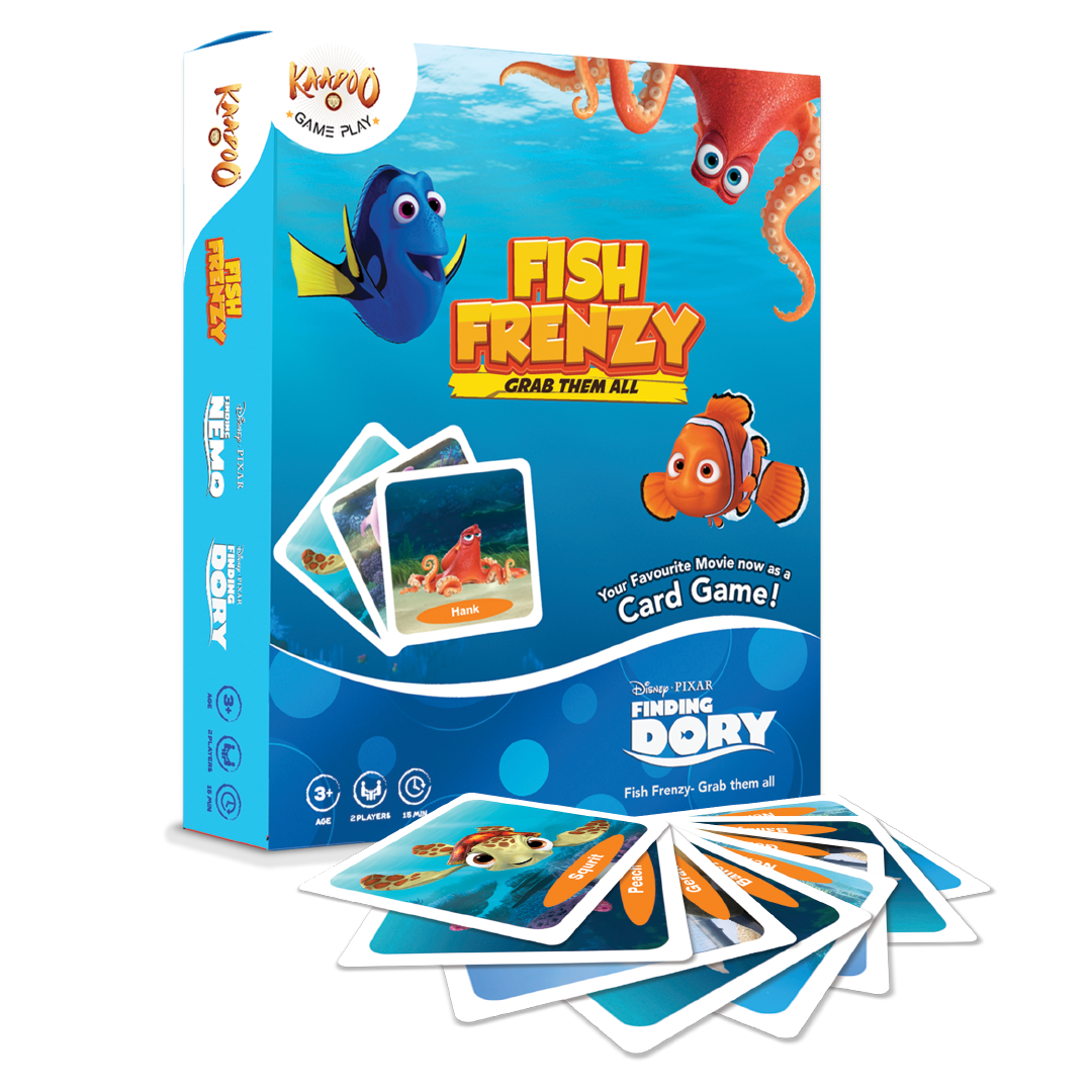 Disney Fish Frenzy - Characters Matching Card Game
